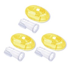 PETER RABBIT 比得兔 矽膠指套牙刷+收納盒, 混色, 3組