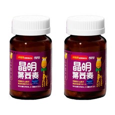 RISAL 小兒利撒爾 晶明葉黃素 藍莓口味咀嚼錠 含山桑子 黑豆花青素, 36顆, 2盒