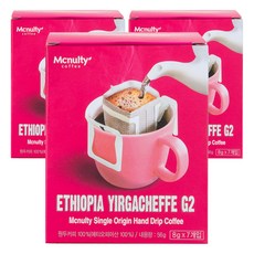 McNulty Coffee 衣索比亞耶加雪菲濾掛咖啡, 8g, 7包, 3盒
