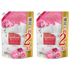 Lenor 蘭諾 HAPPINESS 衣物柔軟精 奢華玫瑰 補充包, 810ml, 2包