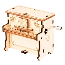 루아즈 DIY 오르골 만들기 콘솔 피아노, 혼합색상, 1개