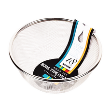 PEARL LIFE 珍珠金屬 AQUAJOY 不鏽鋼瀝水碗, 銀色, 1個