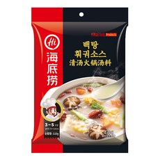 하이디라오 백탕 훠궈소스, 110g, 1개