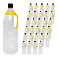 대경 HS N 공병 1.8L + 손잡이 노랑 + 뚜껑 검정 세트, 30세트