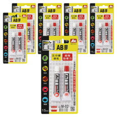a+a 金屬AB膠 m_aa02 - 五分鐘速乾 超強黏著力 金屬修復首選, 6入