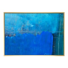 掛畫 眷戀 鈷藍, 金色