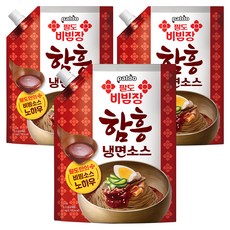 paldo 八道 咸興冷麵專用拌拌醬, 3包, 1kg