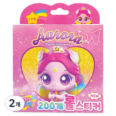 캐치티니핑 NEW 롤스티커 200종, 랜덤 발송, 2개