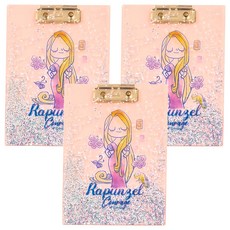 Disney 迪士尼 夢想公主流沙版夾 BF083-2 23.1 x 15.2 x 0.7cm, 樂佩, 3個