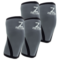 ZERO TO HERO 氯丁橡膠健身護肘 7 mm兩套, 2套, 灰色
