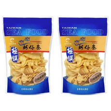 戀戀蚵仔寮 刀削章魚花，台灣海鮮, 100g, 2包