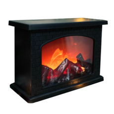 仿真壁爐動態火焰燈, USB/電池兩用, 附USB線, 模擬木炭火焰燈, 27.5 x 11.5 x 20cm, F款, 1個