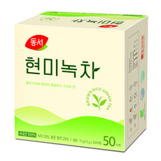 동서 현미녹차 티백, 1.5g, 50개입, 1개