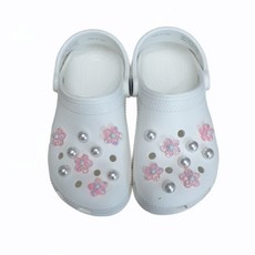 Adriel粉色花朵鞋子配件裝飾 18種組