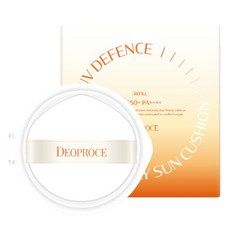 DEOPROCE 迪普詩 UV防護全天防曬氣墊 SPF50+ PA++++ 補充裝, 25g, 1個