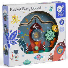 Classic WORLD 客來喜 益智忙碌板 火箭大冒險 20170, 1個, 混和顏色