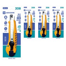 화신 208 프로 커터칼 KN-208 대 18mm, 랜덤발송, 4개
