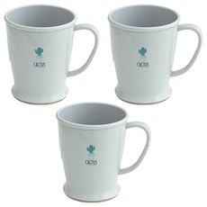 BONOHOUSE 仙人掌手把漱口杯 大, 3個, 單一顏色