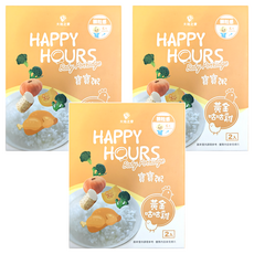 大地之愛 HAPPY HOURS 寶寶粥 Set 2包入 黃金咕咕雞 6個月以上寶寶適用, 300g, 3盒