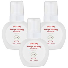 AVCA Baby&Kids孩童溫和潔顏慕斯, 300ml, 3瓶