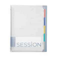 maruman SESSION 26孔夾 B5尺寸, 透明, 1本