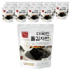더국민 현미유로 볶은 돌김자반, 40g, 15개
