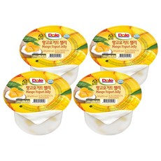 Dole 都樂 芒果優格果凍杯, 200克, 4個