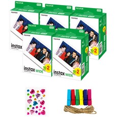 Instax Wide Film 100p + 隨機交付 4 個組件組, instax 寬膠卷, 1套