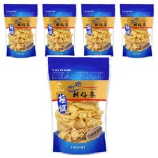 戀戀蚵仔寮 刀削章魚花，台灣海鮮, 100g, 5包