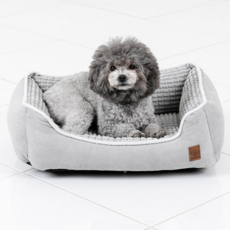 DING DONG PET 寵物玉米方形坐墊, 灰色