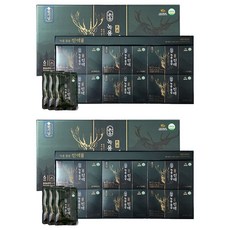 高麗人蔘鹿茸紅蔘濃縮液, 30包, 2個