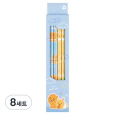 Kakao Friends Little Friends 可愛4入鉛筆組 B, Little Ryan + Little Muzi, 8套