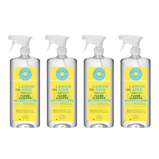 LEMON AIDE 地板清潔劑 原味 檸檬, 750ml, 4個