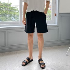 ANOTHER.D 男款防皺5分綁帶褲