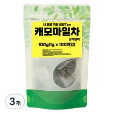 比尼弗朗森 為身體設計的潔淨茶 洋甘菊茶 三角茶包, 3個, 100入, 1g