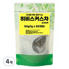 비니플랑센 내 몸을 위한 클린Tea 히비스커스차 삼각티백, 1g, 4개, 50개입
