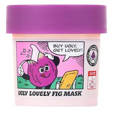 THE FACE SHOP 菲詩小舖 UGLY LOVELY無花果毛孔去角質面膜 沖洗式, 1罐, 1罐