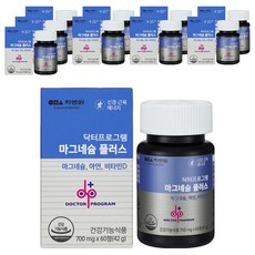 닥터프로그램 마그네슘 플러스, 60정, 10개