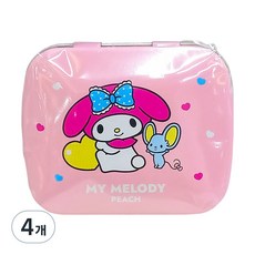 ATEX 美樂蒂 水蜜桃味無糖薄荷糖, 4個, 15g