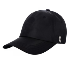 VARZAR 鉚釘標誌寬版聚酯纖維棒球帽