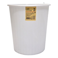 UDA 有達 日光垃圾桶 Ø21x23.5cm 容量5L, 直徑21 x 23.5cm, 霧白
