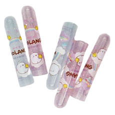 MOLANG 萌浪兔 鉛筆蓋5件組 直徑約1cm x 高4.8cm, 1組