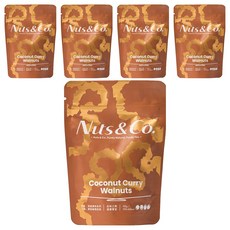 Nuts&Co. 堅果之間 天然輕調味 椰蓉咖哩核桃, 5個, 42g