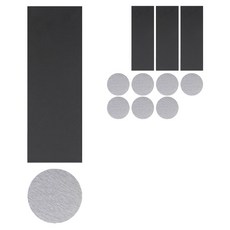 Billette 黏貼式磁性便條磁鐵條 2入 + 圓形貼紙 4入 組, 混合色, 2套