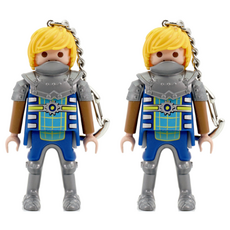 Playmobil 摩比人 鑰匙圈公仔 諾貝爾騎士 阿文王子, 2個