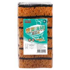 HIKARI 日光生活 蜂巢海綿菜瓜布 S157, 1組, 6個