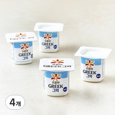 요플레 그릭 플레인, 80g, 16개