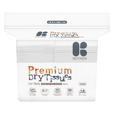 MOTHER-K 頂級乾溼兩用紙巾, 100%純棉/人造絲, 純淨0添加, 多用途, 160張, 1包