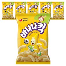농심 바나나킥, 118g, 6개