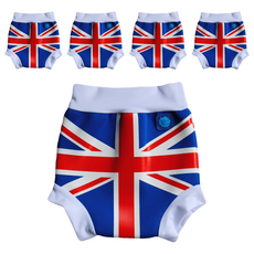 Splash About 游泳尿布褲 英國旗, 0~4個月, 5件